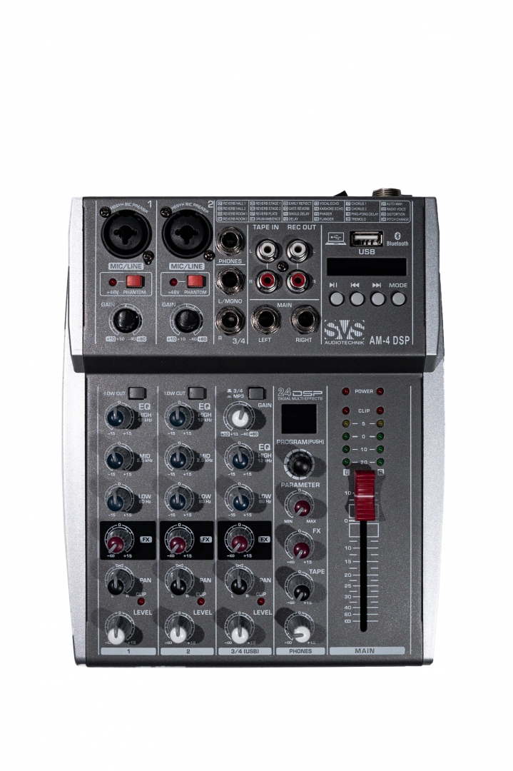 SVS Audiotechnik mixers AM-4 DSP Аналоговый микшерный пульт, 4-канала в Миассе