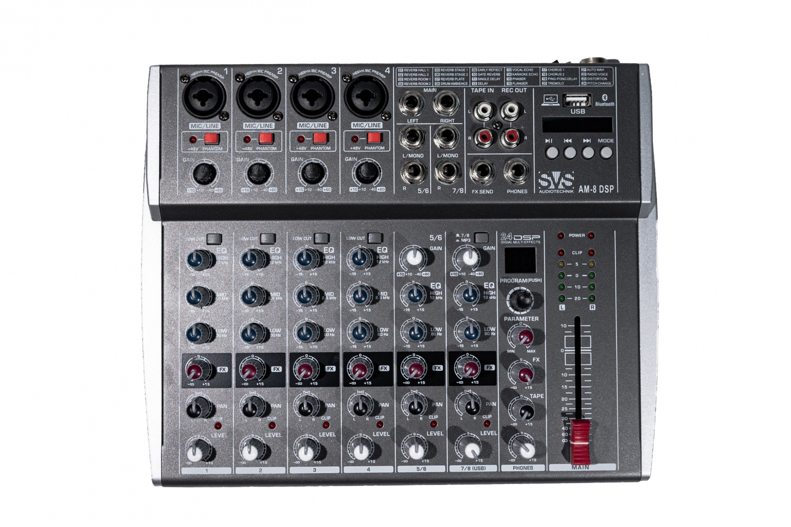 SVS Audiotechnik mixers AM-8 DSP Микшерный пульт аналоговый, 8-канальный в Миассе