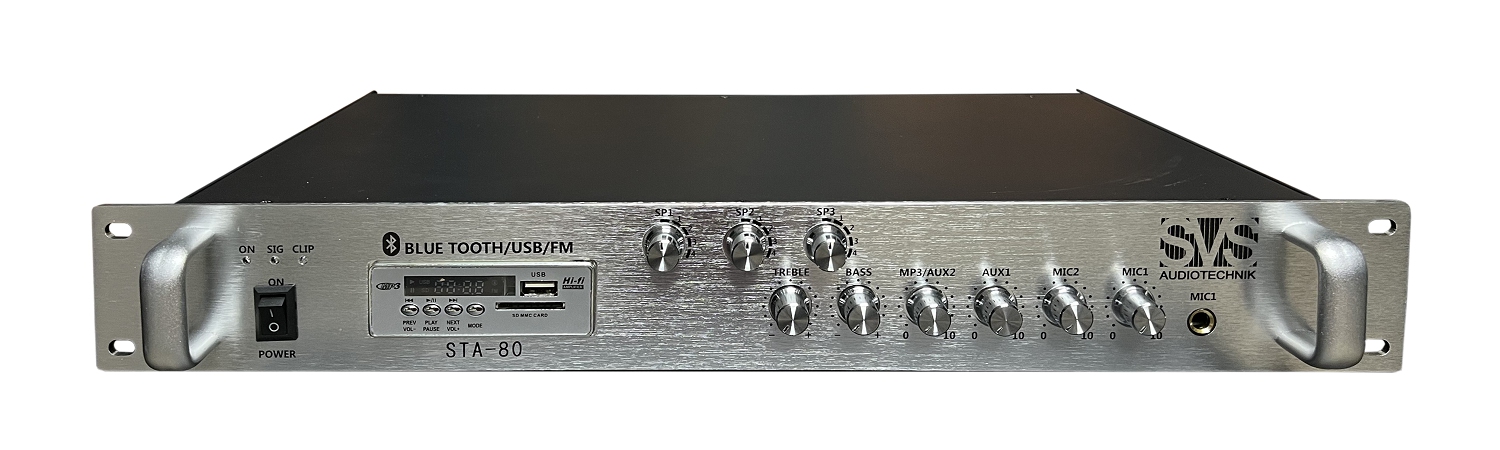 SVS Audiotechnik STA-80 Микшер-усилитель для систем Public Address в Миассе